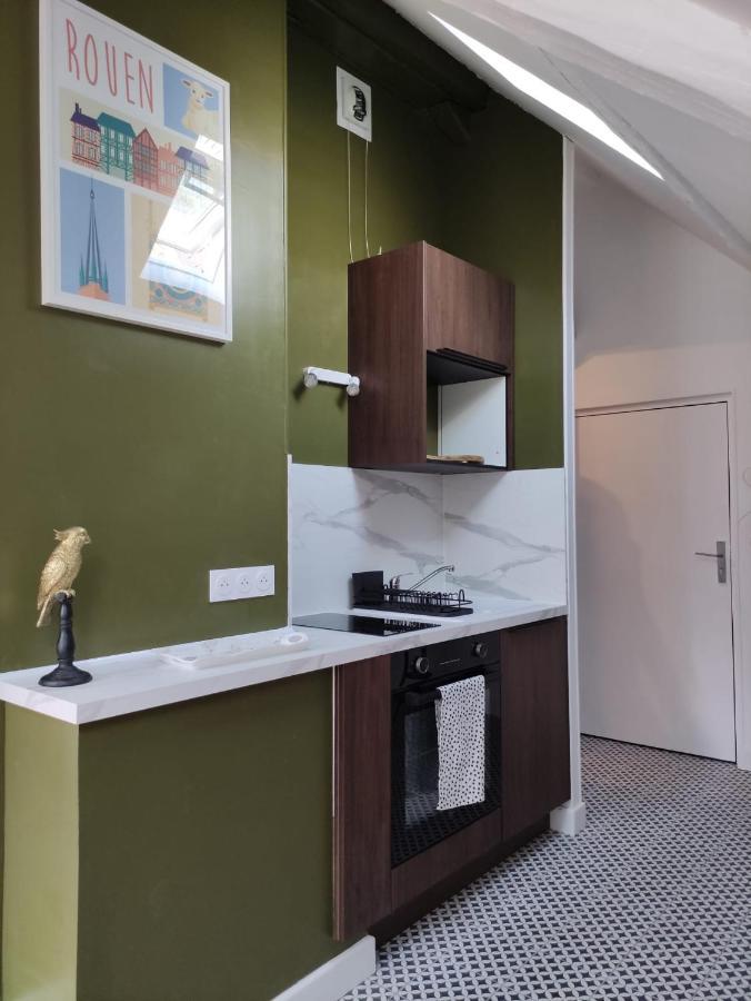 Ferienwohnung Studio Jeanne L Rouen Exterior foto